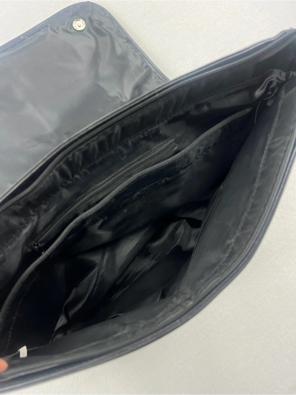 Coach Leatherwear League Messenger Commuter Black Bag Front Flap Magnet Front